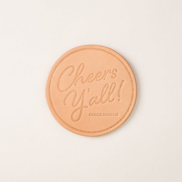 Cheers Y'all Coaster Set of 4 - Choice Goods Co.
