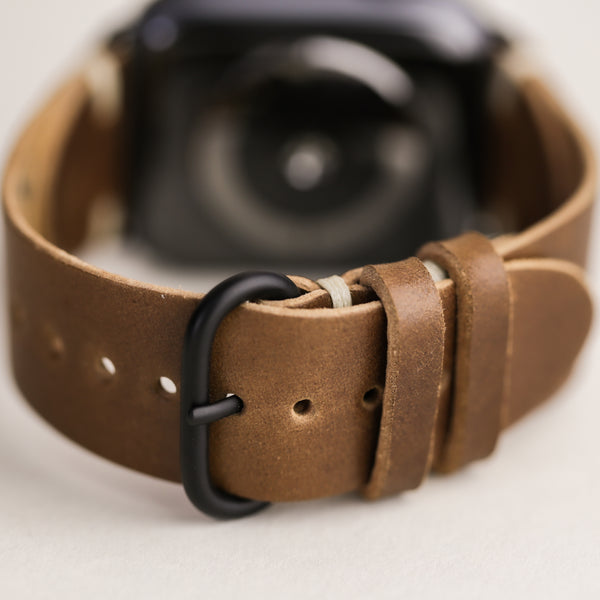 The Classic Apple Watch Strap in Shell Cordovan - Choice Goods Co.